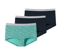 Schiesser Mädchen 3 Pack Unterwäsche Shorts weiches Bündchen Multipack - 95/5 Organic Bio Baumwolle - Größe 140 bis 176, Sortiert 10_173524, 152