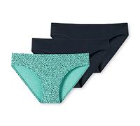 Schiesser Mädchen 3 Pack Unterwäsche Slips - 95/5 Organic Bio Baumwolle - Größe 140 bis 176