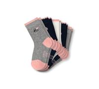SCHIESSER Mädchen Socken, 5er Pack - "Legwear Kids", Muster, Baumwolmischung Grau 23-26