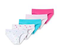 Schiesser Mädchen 5 Pack Slips - 95/5 Baumwolle - Größe 92 bis 140 | Unterwäsche - Unterhose