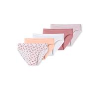 Schiesser Mädchen 5 Pack Slips Unterhosen - 95/5 Organic Bio Baumwolle - Größe 92 bis 140