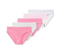 SCHIESSER 173271-912-116 Unterhose Klassischer Slip Pink, Weiß