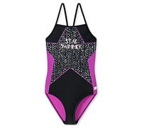 Schiesser Mädchen Aqua Badeanzug Badeanzug, per Pack Schwarz (schwarz 000), 152 (Herstellergröße: 152)