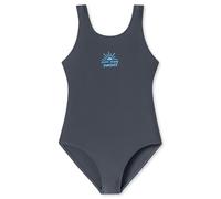 Badeanzug Wirkware recycelt LSF40+ Schulsport graphit - Aqua 176