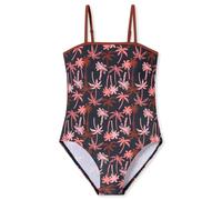 Badeanzug Wirkware recycelt LSF40+ Palmen multicolor - Aqua 176