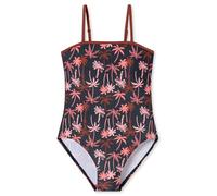 Schiesser Mädchen Badeanzug Aqua Teens Girl - grau, rot - Größe 164