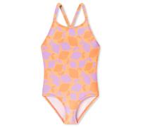 Badeanzug Wirkware UV-Schutz 40+ Streifen Zitronen pfirsichorange - Aqua 128