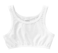 Schiesser Mädchen BH Bustier 205449, Gr. 128 (Herstellergröße: 128 (6-7Y)), Weiß (100-weiss)