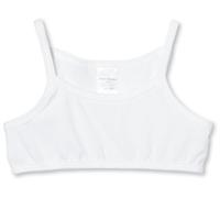 Schiesser Mädchen BH Bustier, Gr. 152 (Herstellergröße: 152 (10-11Y)), Weiß (100-weiss)