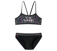 Schiesser Mädchen Bustier-Bikini Bustier, Schwarz (schwarz 000), 152 (Herstellergröße: 152)