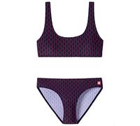 Schiesser Mädchen Bustier Bikini-Set, dunkelblau, 140