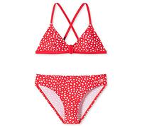 Schiesser Mädchen Bustier Bikini-Set, rot gepunktet, 152