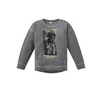Schiesser Mädchen Fashion Blog Sweatshirt T Shirt, Grau (Dunkelgrau 205), 128 EU