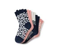 SCHIESSER Mädchen Socken, 5er Pack - "Legwear Kids", Muster, Baumwolmischung Blau 27-30