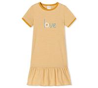 Schiesser Mädchen Kurzarm Nachthemd, gelb, 116