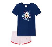Schiesser Mädchen Kurzer Schlafanzug Pyjamaset, Dunkelblau 803, 98