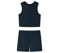Schiesser Mädchen Kurzer Schlafanzug Pyjamaset, Dunkelblau I, 140