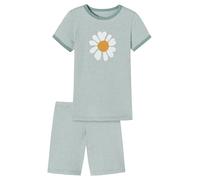 Schiesser Mädchen Kurzer Schlafanzug Pyjamaset, Khaki (I), 98