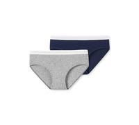 Schiesser Mädchen Long Life Cotton 2Pack Panties Unterwäsche, Mehrfarbig 12, 140