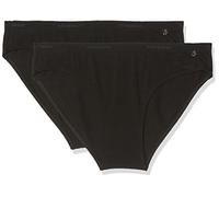 Schiesser Mädchen Multipack 2PACK Slips Unterwäsche, Schwarz (Schwarz 000), L (2er Pack)