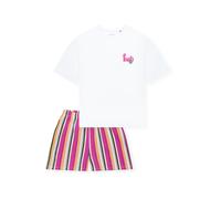 Schlafanzug kurz Streifen weiß - Teens Nightwear 164