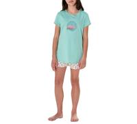 Schlafanzug kurz Beach Club blaugrün - Nightwear 176