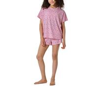 Schiesser Mädchen Schlafanzug kurz Pyjamaset, Powder pink_182634, 152