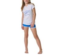 Schiesser - Schlafanzug kurz 100 weiss - Gr. - 152