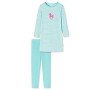 Schiesser Mädchen Schlafanzug Nachthemd mit Leggings lang - 100% Organic Bio Baumwolle - Größe 92 bis 140