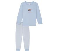 Schlafanzug lang Bündchen Ringel air - Kids Nightwear 140