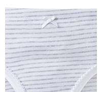 SCHIESSER Mädchen Slip - Unterhose, Hüftslip, Feinripp, Basic, 98-140 Grau 92