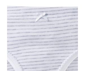 SCHIESSER Mädchen Slip - Unterhose, Hüftslip, Feinripp, Basic, 98-140 Grau 92