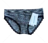 Schiesser Mädchen Slips 2er-Pack Schwarz, Größe M - Seamless Basic