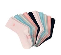 SCHIESSER Mädchen Socken, 10er Pack - "Legwear Kids", Muster, Baumwolmischung Rosa 23-26