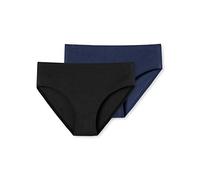 Schiesser Mädchen - Teens Slip Hüftslip High Waist 2er Pack Doppelpack - 175174