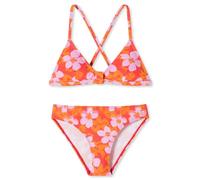 Schiesser Mädchen Triangel Set Badeanzug - Schnelltrocknend Bikini, Rot_180942, 152 EU