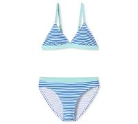 Triangel-Bikini Set Wirkware LSF40+ recycelt Streifen aquarium - Aqua 152