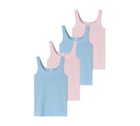 Schiesser Mädchen Unterhemd 955 4-Pack rosa,blau - Größe 176