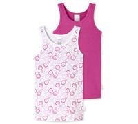Schiesser Mädchen Unterhemd Fine RibAchselhemd, Tanktop, Unterziehshirt 1-2A / 80-92cm
