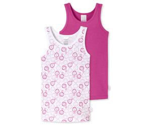 Schiesser Mädchen Unterhemd Fine RibAchselhemd, Tanktop, Unterziehshirt 1-2A / 80-92cm