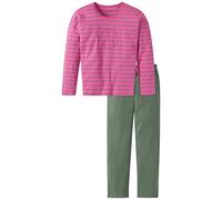 Schiesser Mädchen Zweiteiliger Schlafanzug Anzug lang 158903, Gr. 176 (Herstellergröße: L), Rot (Beere 512)