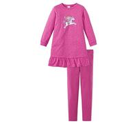 Schiesser Mädchen Nachthemd Prinzessin Lillifee 1/1 mit Leggings, Gr. 92 (Herstellergröße: 092), Rot (pink 504)
