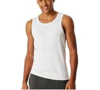 Schiesser Men Double Rib Tank Top Weiß Baumwolle XX-Large