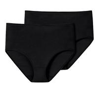 Schiesser Midi Slip Modal Essentials Unterwäsche schwarz Damen - 2 Stück, Größe 46