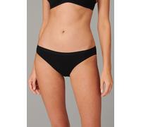 Schiesser Mini Slip 95/5 (95% Baumwolle) Unterwäsche schwarz Damen - 2er Pack, Größe 38