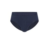 Schiesser Herren Minislip Cotton Casuals – weich ohne Gummibund – Bio-Baumwolle Dunkelblau L