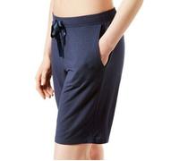 Schiesser Mix and Relax Bermuda Shorts Blau Modal X-Large Damen