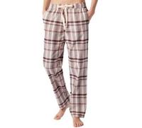 Schiesser Mix and Relax Long Flannel Pants Apricot Baumwolle 42 Damen