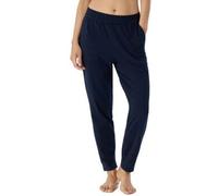 Schiesser Mix and Relax Long Pants With Cuff Dunkelblau Baumwolle 36 Damen