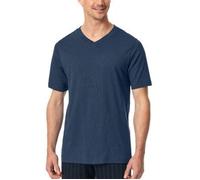 Schiesser Mix and Relax V-neck Short Sleeve Blau Baumwolle Small Herren